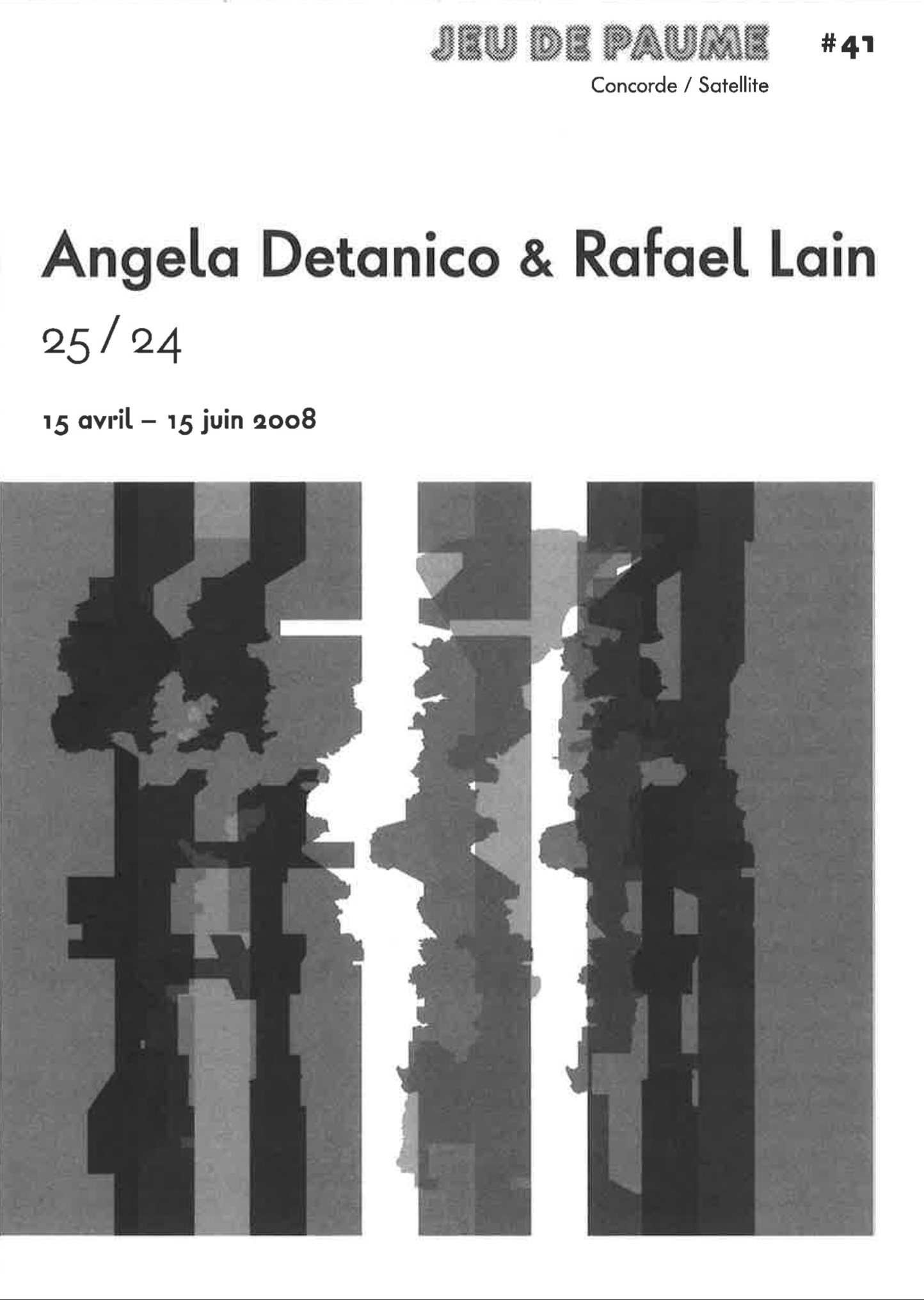 Affiche de l'exposition <em>Angela Detanico et Rafael Lain. 